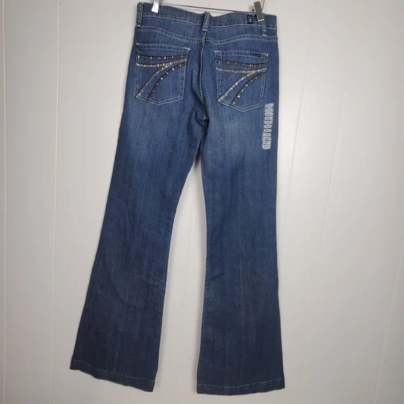 NWT Dojo beaded rhinestone pocket jeanssize 30 - Picture 14 of 15